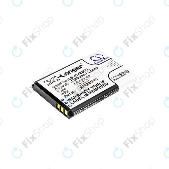 Akkumulátor Alcatel 8232, 1200mAh, Li-Ion, 3.7V, RTR001F01, HQ