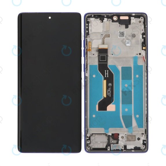Motorola Moto G85 5G XT2427-3 - LCD Kijelző + Érintőüveg + Keret (Cobalt Blue) TFT