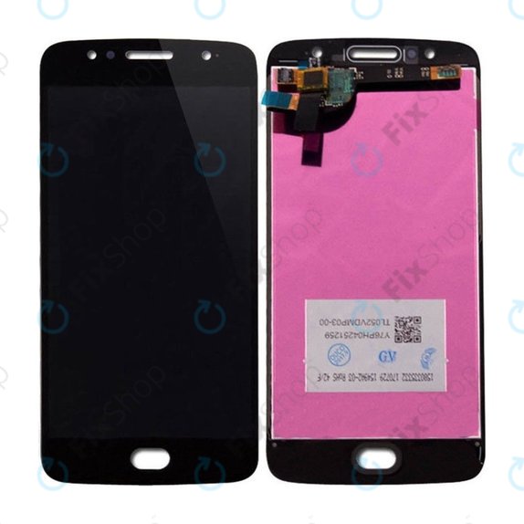 Motorola Moto G5S XT1794 - LCD Kijelző + Érintőüveg (Black) TFT