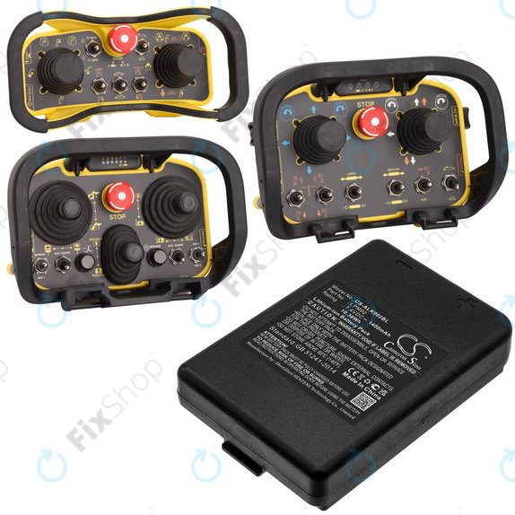Akkumulátor Autec Funkfernsteuerung Air, Modular AJM, 1400mAh, Li-Ion, 7.4V, LPM02, HQ