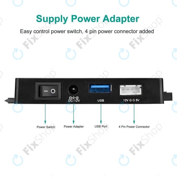 USB 3.0–SATA / IDE adapter 2.5", 3.5" HDD/SSD és optikai meghajtókhoz