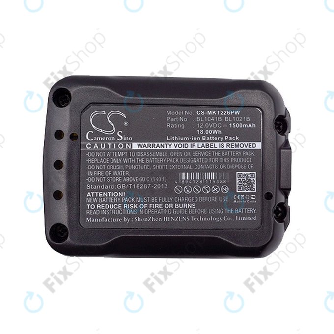 Makita CXT, C, D, F, H, J, P, R, S, T-series - Akkumulátor BL10xx Li-Ion 1500mAh HQ