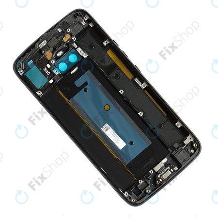 Motorola Moto X4 XT1900 - Akkumulátor Fedőlap (Super Black) - 5S58C09155 Genuine Service Pack
