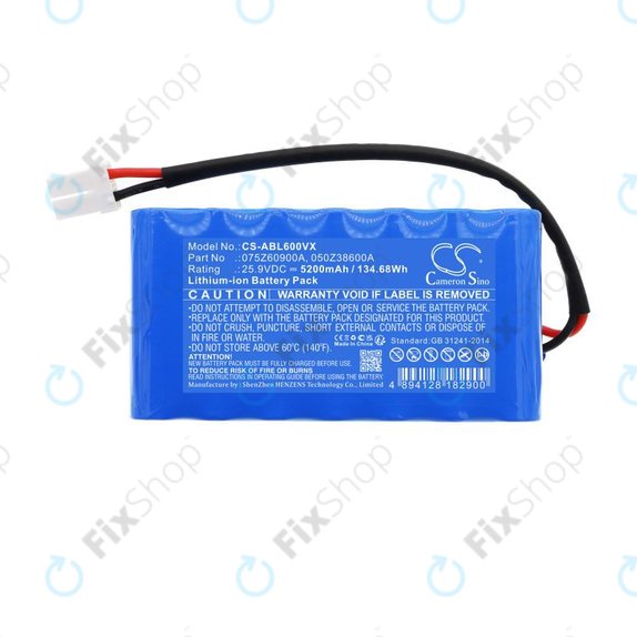 Akkumulátor Wiper i130S, Ambrogio Twenty Elite, 5200mAh, Li-Ion, 25.9V, 075Z60900A, HQ