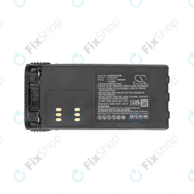 Akkumulátor Motorola MTX, GP, HT, 1800mAh, Li-Ion, 7.4V, HNN9008A, HQ