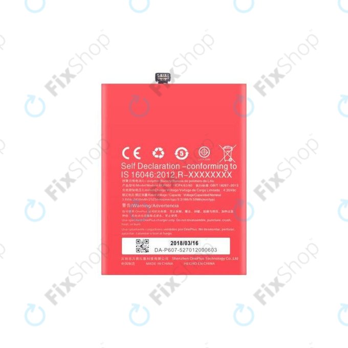 OnePlus X - Akkumulátor BLP607 2525mAh