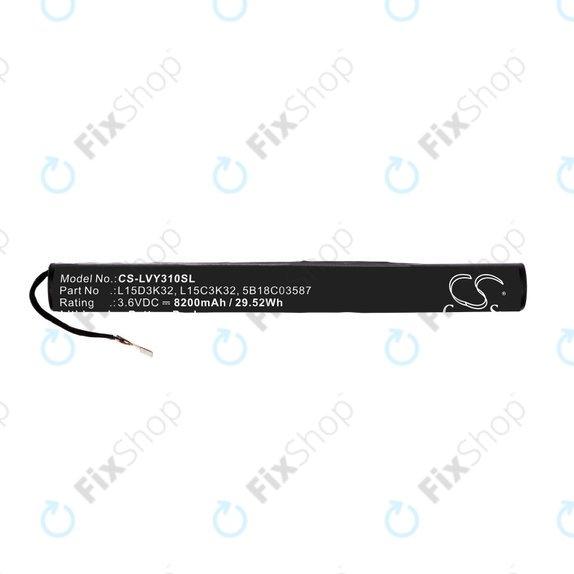 Lenovo Yoga TAB 3 YT3-X50 - Akkumulátor L15D3K32, L15C3K32, 5B18C03587 8200mAh HQ