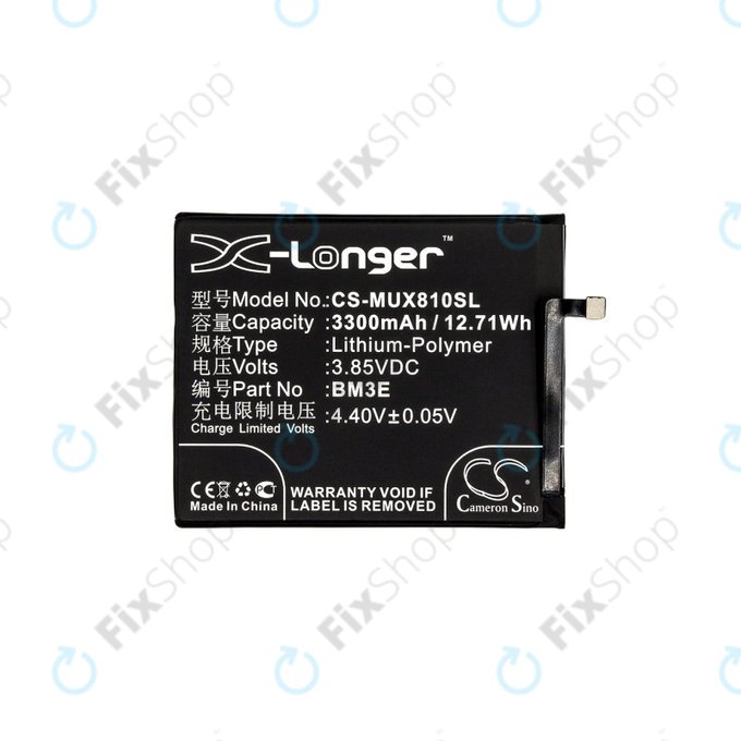 Xiaomi Mi 8 - Akkumulátor BM3E 3300mAh HQ
