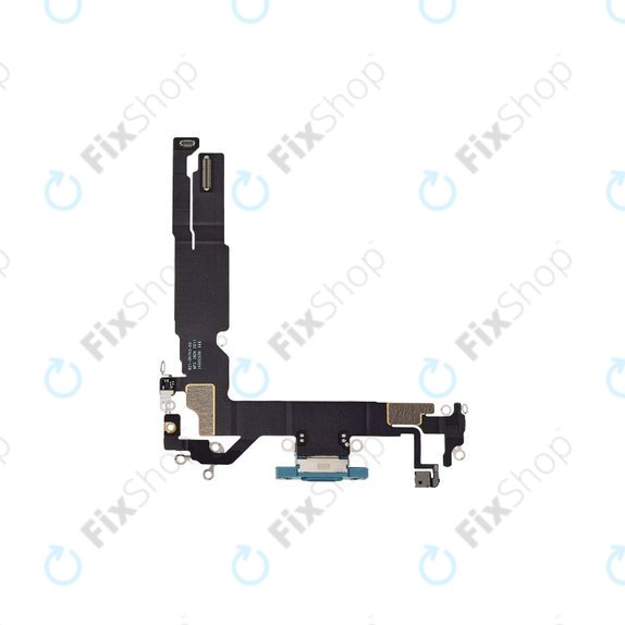 Apple iPhone 16 - Töltő Csatlakozó + Flex Kábel (Teal)