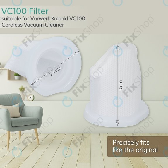 Vorwerk Kobold VC100 - Porszűrő