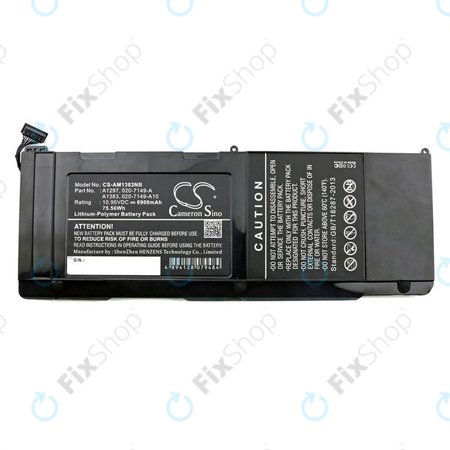 Apple MacBook Pro 17" A1297 (Mid 2010 - Late 2011) - Akkumulátor A1383 6900mAh HQ