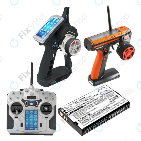 Akkumulátor Flysky FA605, FS-GT2B, FS-I10, 1600mAh, Li-Pol, 3.7V, FS-BA800, HQ