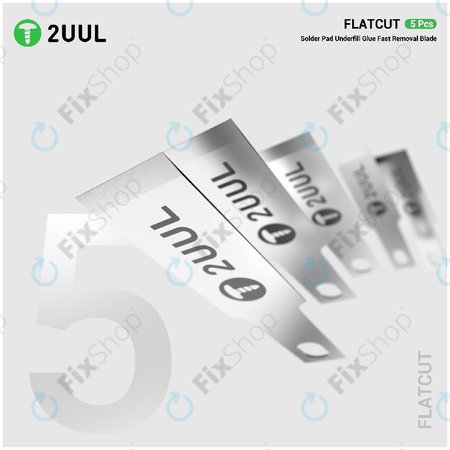 Underfill ragasztó eltávolító penge, lapos vágású, 2UUL DA28, 5db/csomag