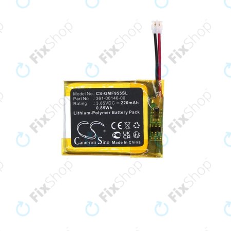 Akkumulátor Garmin Forerunner 955 Solar, 220mAh, Li-Pol, 3.85V, 361-00146-00, HQ