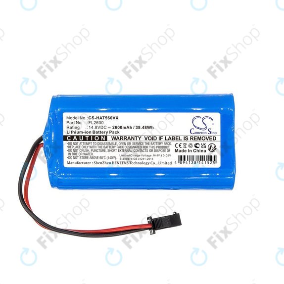 Akkumulátor Eufy Robovac 11, Haier TAB T550, Haier TAB560, 2600mAh, Li-ion, 14.8V, FL2600, HQ