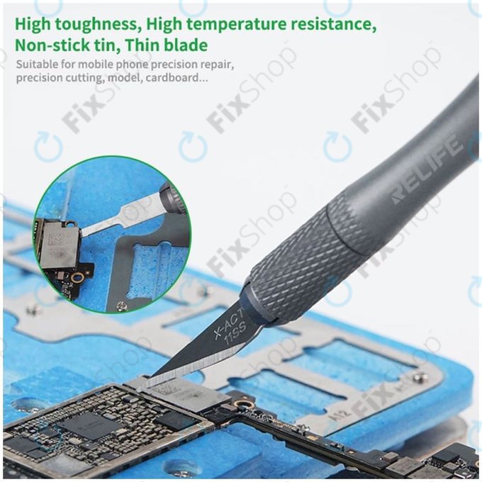 Relife RL-101B - Alaplapi CPU Ragasztó Eltávolító Késkészlet 8in1