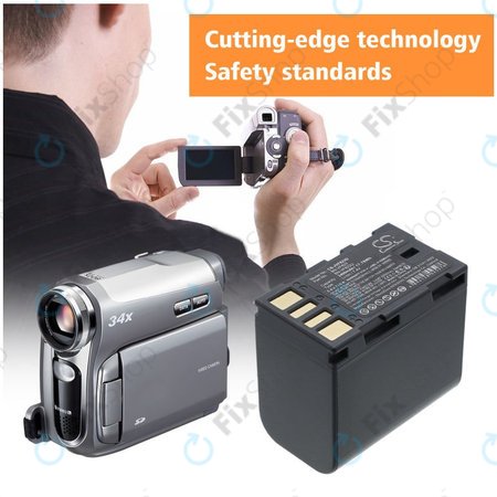 Akkumulátor JVC EX-Z2000, GR-D720, D740, D750, D770, 2400mAh, Li-Ion, 7.4V, BN-VF823, HQ