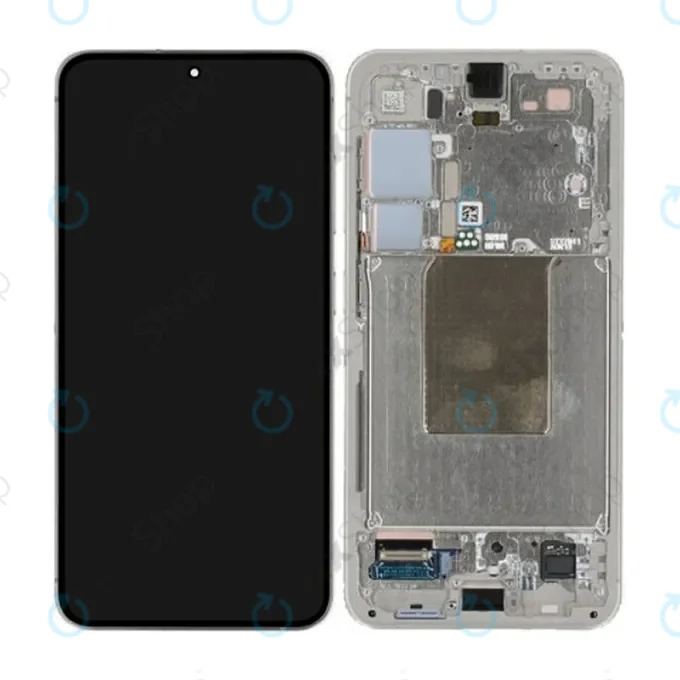 Samsung Galaxy S24 S921B - LCD Kijelző + Érintőüveg + Keret (Amber Yellow) - GH82-33287D Genuine Service Pack