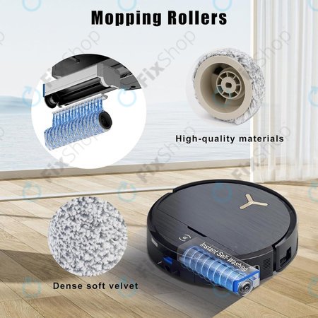 Ecovacs Deebot X9 Pro Omni, X9 Pro, X8 Pro Omni, X8 Omni, T80 Omni, T80 - Felmosó henger