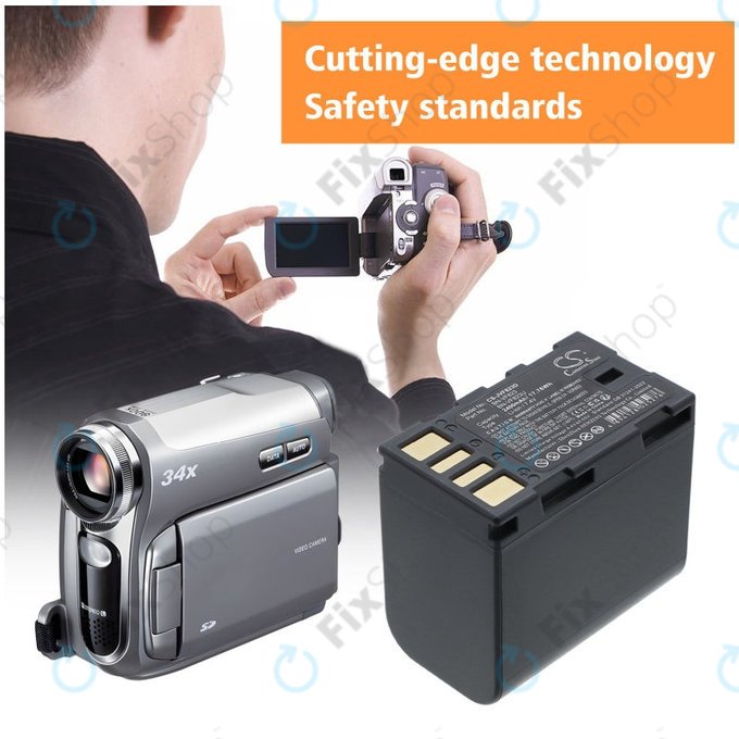 Akkumulátor JVC EX-Z2000, GR-D720, D740, D750, D770, 2400mAh, Li-Ion, 7.4V, BN-VF823, HQ