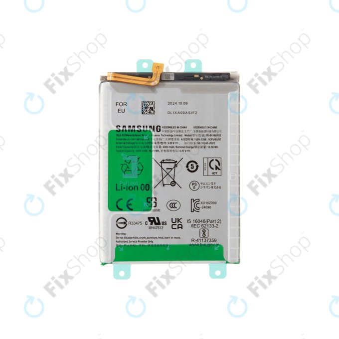 Akkumulátor Samsung A17 4G, A17 5G, A175B, A176B, EB-BA166ASE, GH82-38076A, Genuine Service Pack