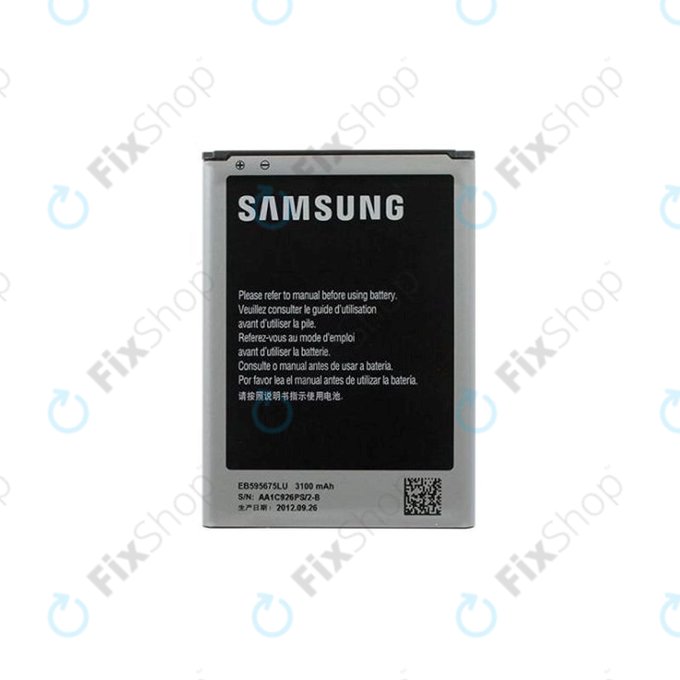Samsung Galaxy Note 2 N7100 - Akkumulátor EB595675LU 3100mAh - GH43-03756A Genuine Service Pack