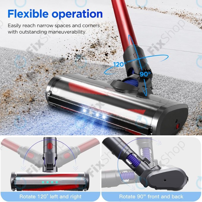 Dyson V-series, Outsize - Padlófúvóka LED Világitással