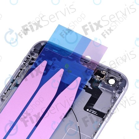 Apple iPhone 6S Plus - Hátsó Ház Apró Alkatrészekkel (Space Gray)