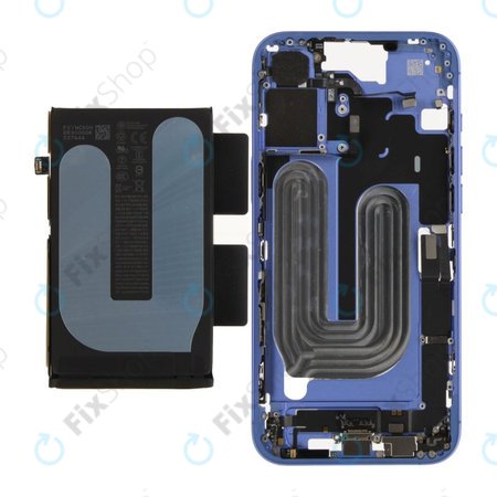 Középső keret akkumulátorral | iPhone 16 Plus | Blue | ZD076-00687 | Genuine Apple