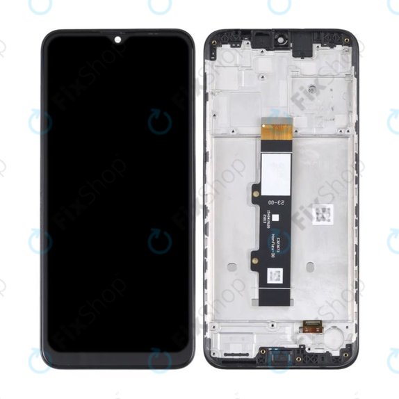 Motorola Moto G10 XT2127 - LCD Kijelző + Érintőüveg + Keret (Aurora Gray) TFT