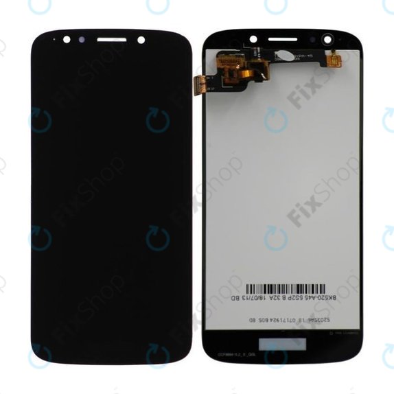 Motorola Moto E5 Play - LCD Kijelző + Érintőüveg (Black) TFT