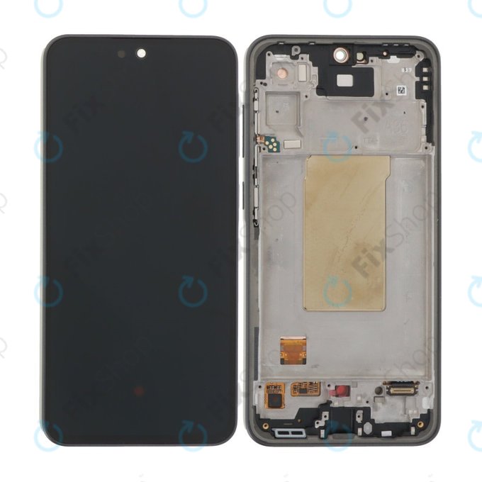 Samsung Galaxy A36 A366E - LCD Kijelző + Érintőüveg + Keret (Awesome Black) OLED