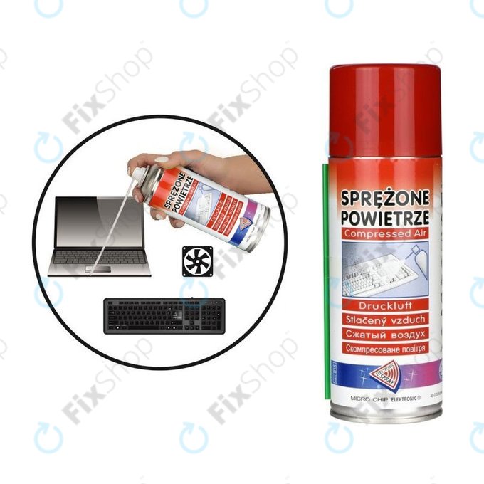 Micro Chip Electronic - Sűrített Levegő (Gyúlékony) - 400ml