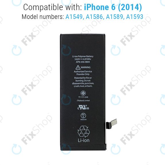 Akkumulátor iPhone 6, 1810mAh