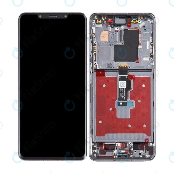 Huawei Mate 50 Pro DCO-AL00, DCO-LX9 - LCD Kijelző + Érintőüveg + Keret (Black) OLED