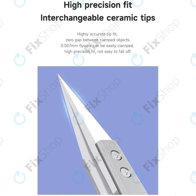 Mechanic SM-11 - Hőálló Kerámia Csipesz Éles Heggyel