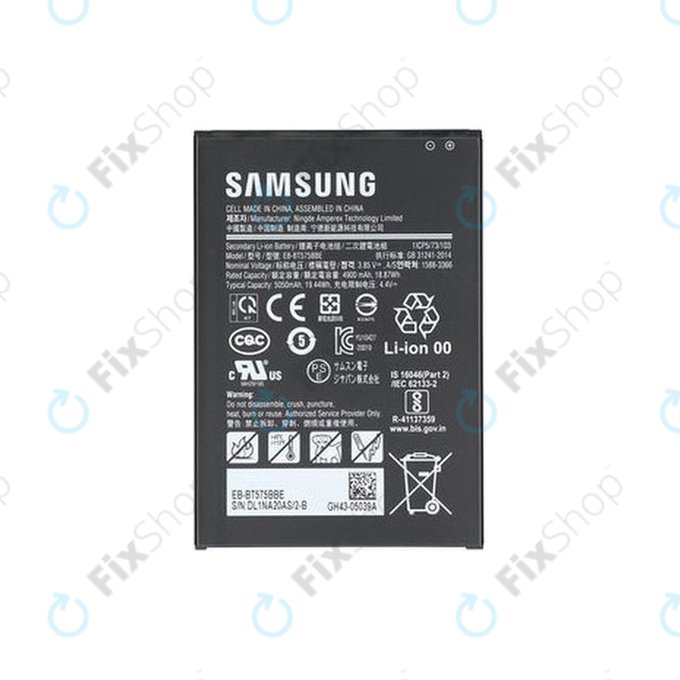 Samsung Galaxy Tab Active 3 T570, T575 - Akkumulátor 5050mAh EB-BT575BBE - GH43-05039A Genuine Service Pack