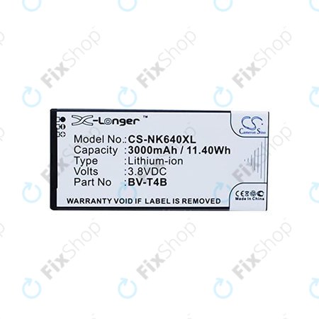 Microsoft Lumia 640 XL - Akkumulátor BV-T4B 3000mAh HQ