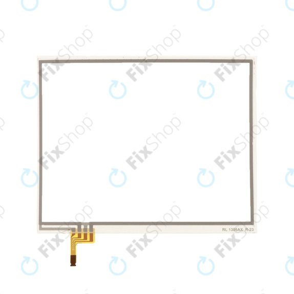 Alsó érintőüveg ragasztóval Nintendo DSi XL és Nintendo DSi LL részére