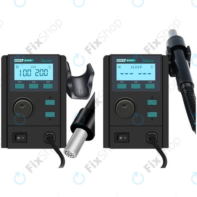 Quick 859D+ - Forrólevegős Forrasztóállomás