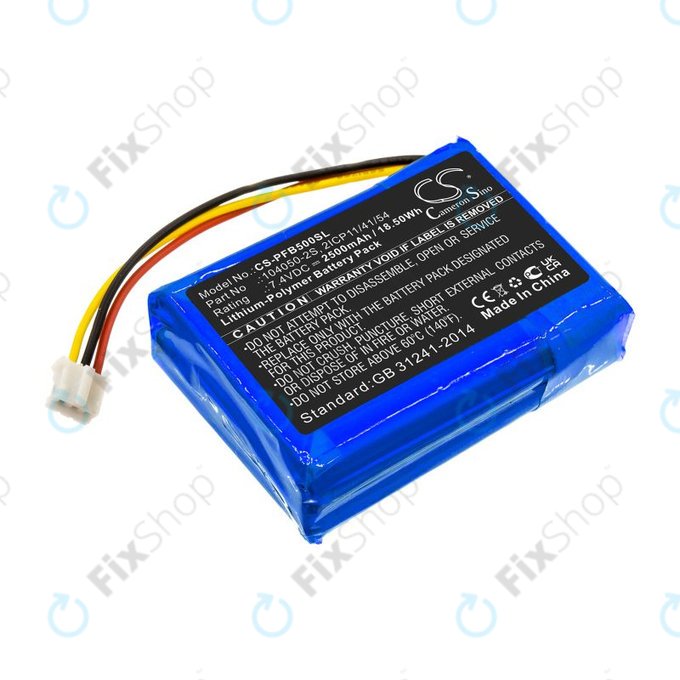 Akkumulátor Philips Fidelio B5/12, Fidelio HTL9100, Fidelio HTL9300, 2500mAh, Li-Pol, 7.4V, 104050-2S, HQ