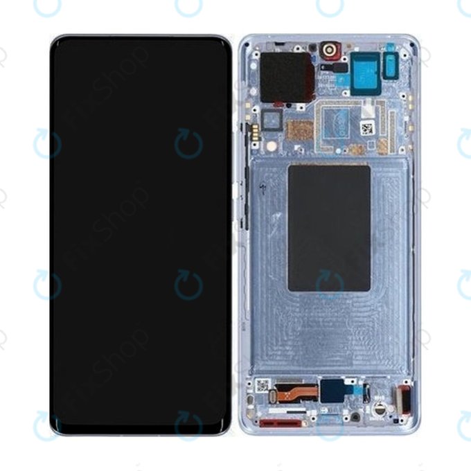 Xiaomi 12 Pro 2201122C 2201122G - LCD Kijelző + Érintőüveg + Keret (Blue) - 56000400L200, 56000900L200 Genuine Service Pack