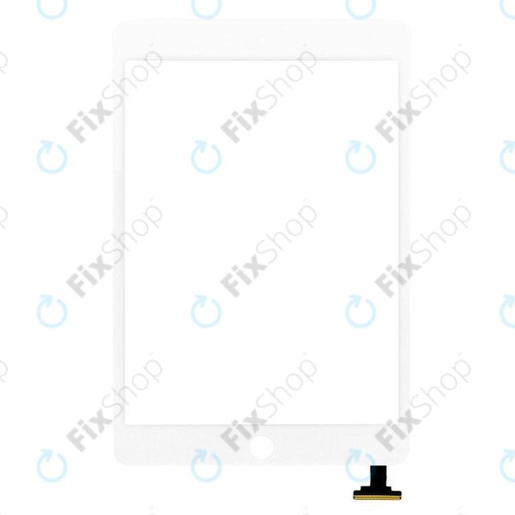 Apple iPad Mini 3 - Érintőüveg (White)