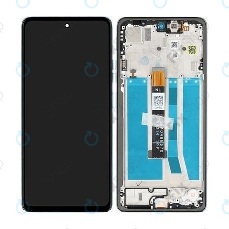 Motorola Moto G75 5G - LCD Kijelző + Érintőüveg + Keret (Succulent Green) - 5D68C29068 Genuine Service Pack