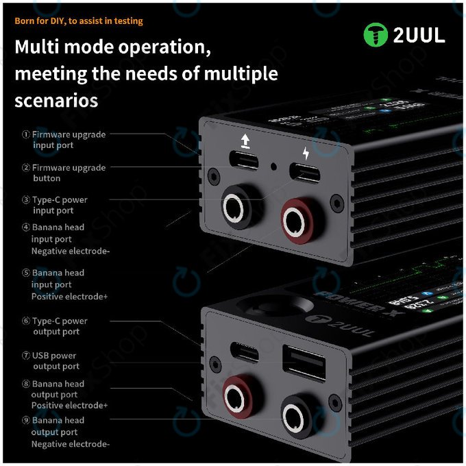 Feszültség- és árammérő (USB multiméter), 2UUL PW11