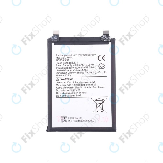 Infinix Note 30 Pro, 30 VIP X6710 - Akkumulátor BL-49PX 5000mAh