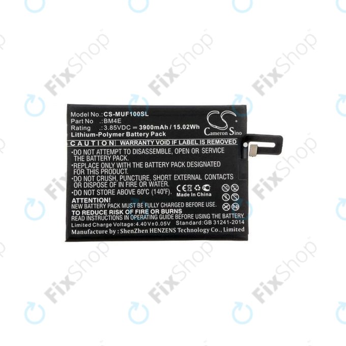 Xiaomi Pocophone F1 - Akkumulátor BM4E 3900mAh HQ