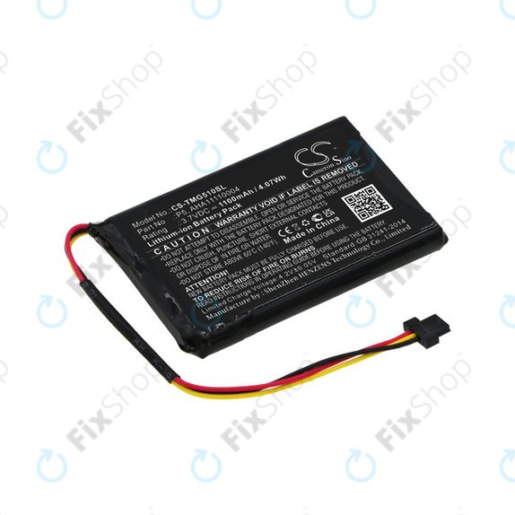Akkumulátor TomTom Go 510, 1100mAh, Li-Ion, 3.7V, AHA11110004, HQ