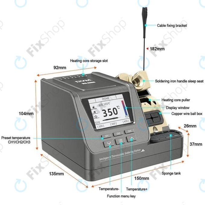 GVM H3 - Smart Forrasztó Allomás 3in1