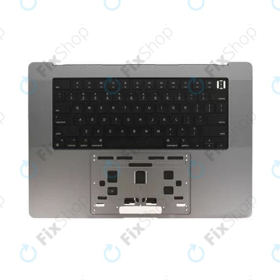 Felső billentyűzetkeret MacBook Pro 16" A2780 (2023), US billentyűzettel és akkumulátorral, Space Gray, 661-32189, Genuine Apple